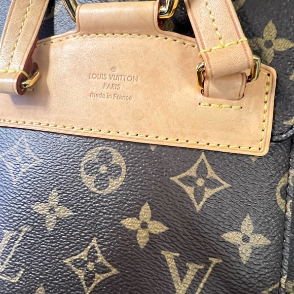 Authentic Louis Vuitton Montsouris PM Backpack Brown Damier - Picture 5 of 6